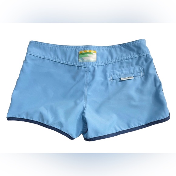 Greenlines Board Shorts Womens 4 Aruba Blue 100% Recycled Polyester 3” Inseam - Picture 3 of 7